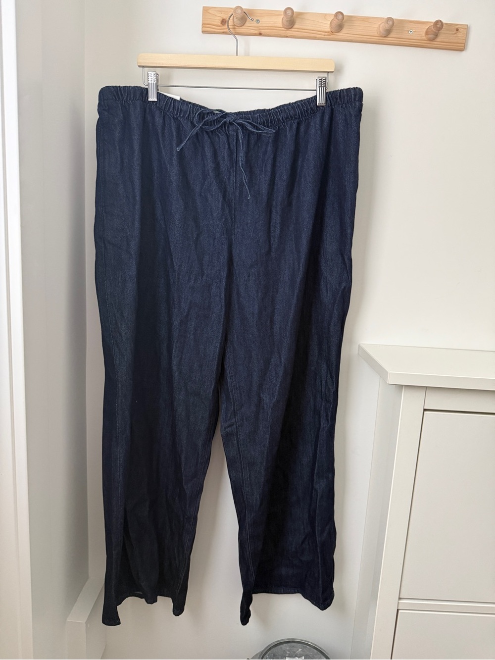 H&M Dark Navy Wide Leg Jeans